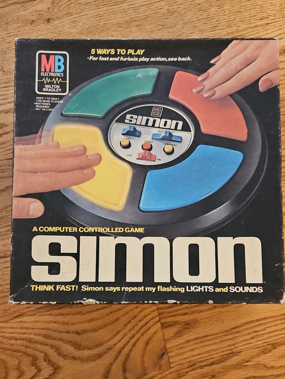 Simon Electronic Memory Game by - Milton 1978 Vintage Toy